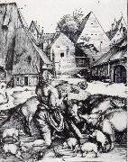 Albrecht Durer The Prodigal Son Amid the Swine France oil painting artist